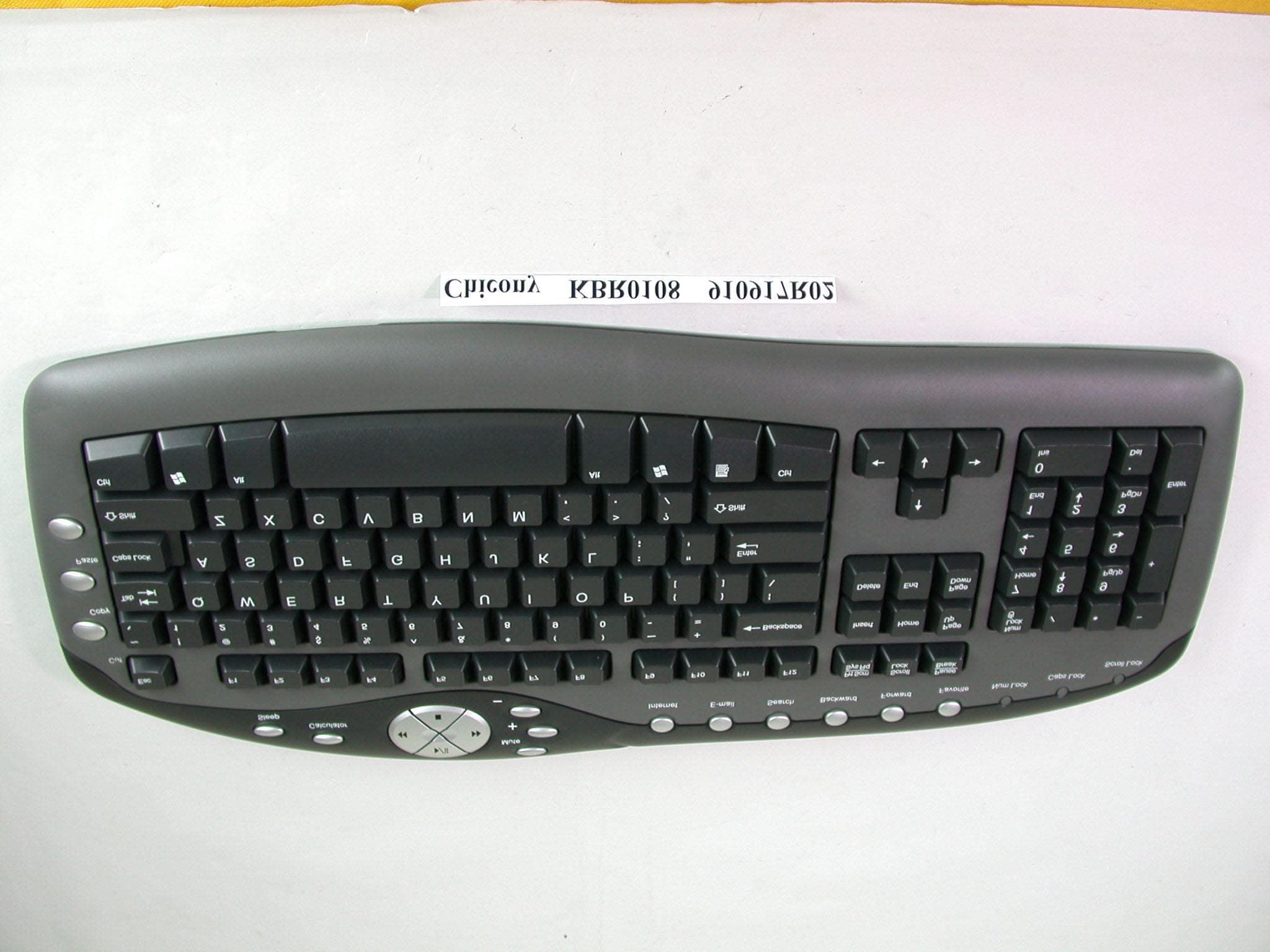 Wireless Keyboard - FCC ID E8HKBR0108 - Chicony Electronics Co Ltd (2)