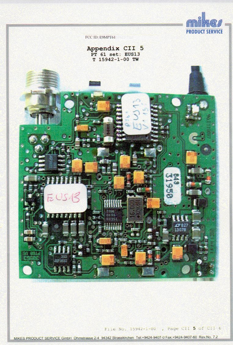 TBT - Licensed Broadcast Transmitter Worn on Body - FCC ID E9MPT61 - AKG Acoustics US (2)