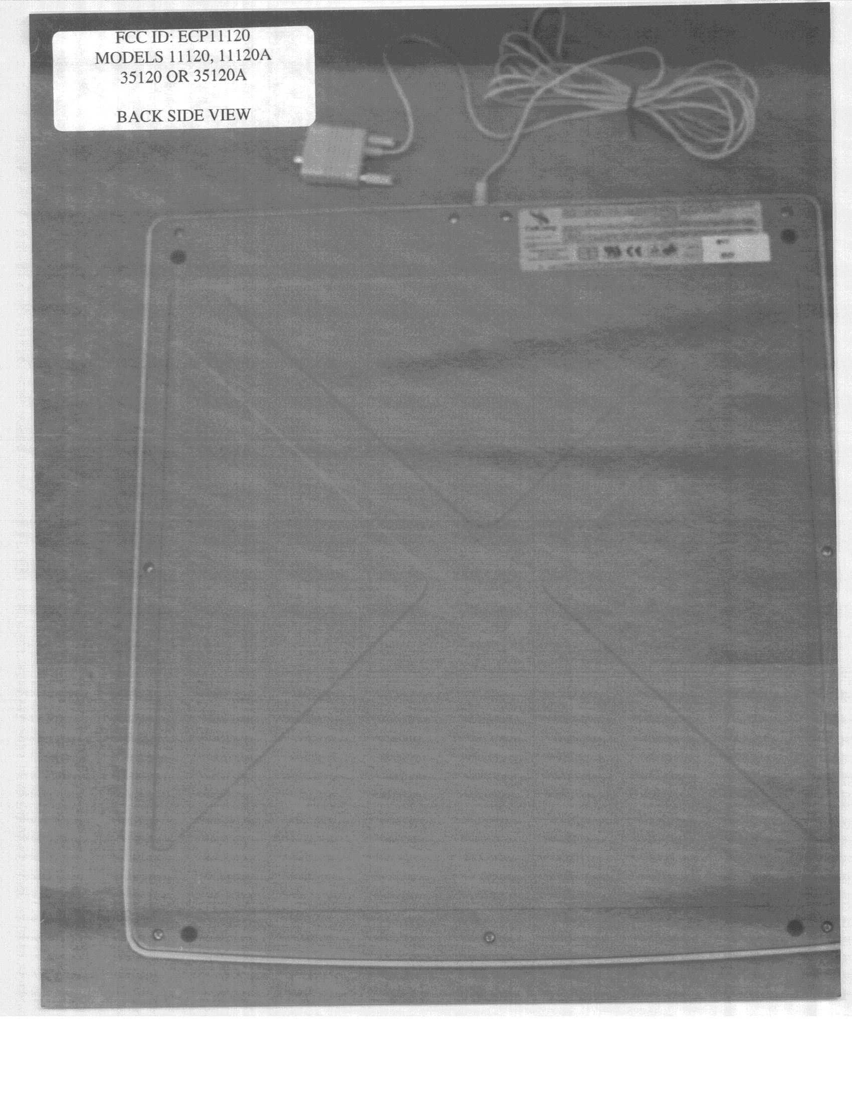 Digitizer - FCC ID ECP11120 - eInstruction GTCO Holdings LLC