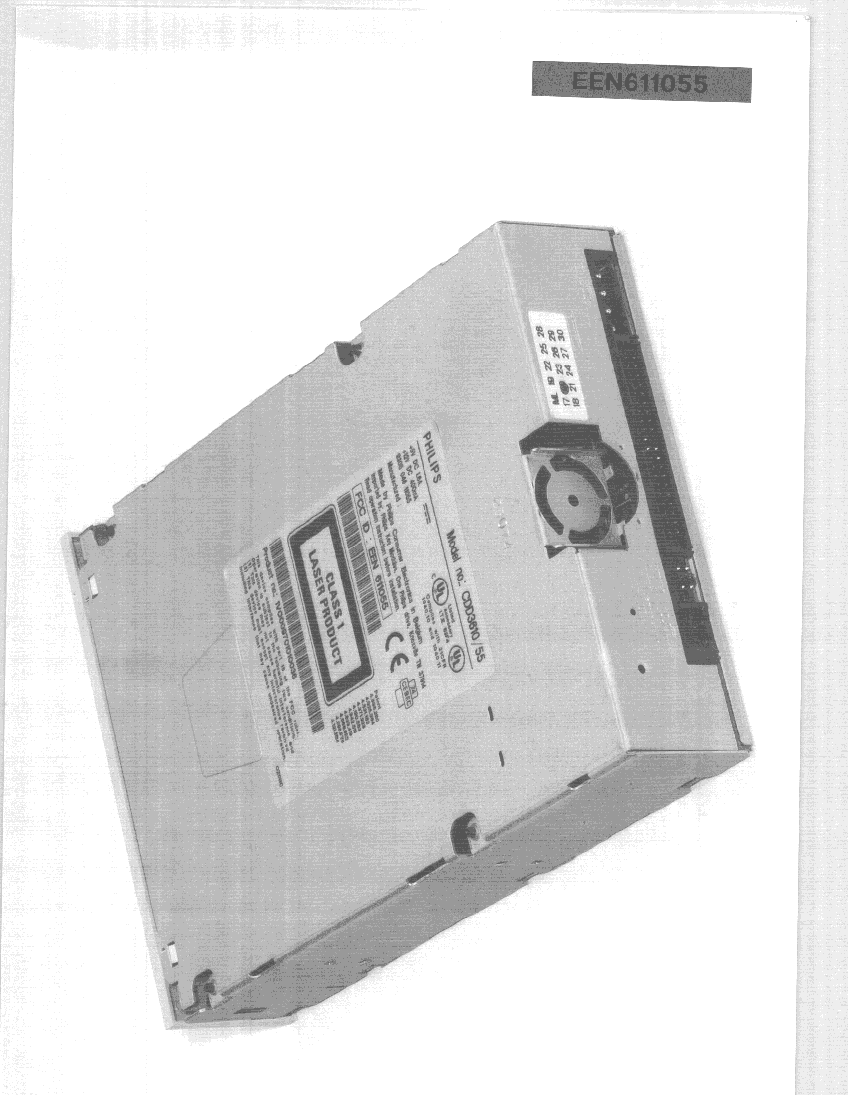 CD-R Drive - FCC ID EEN611055 - Philips Consumer Electronics BV