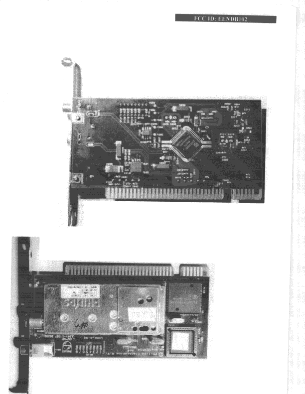 Broadcast Data Receiver Card - FCC ID EENDB102 - Philips Consumer Electronics BV