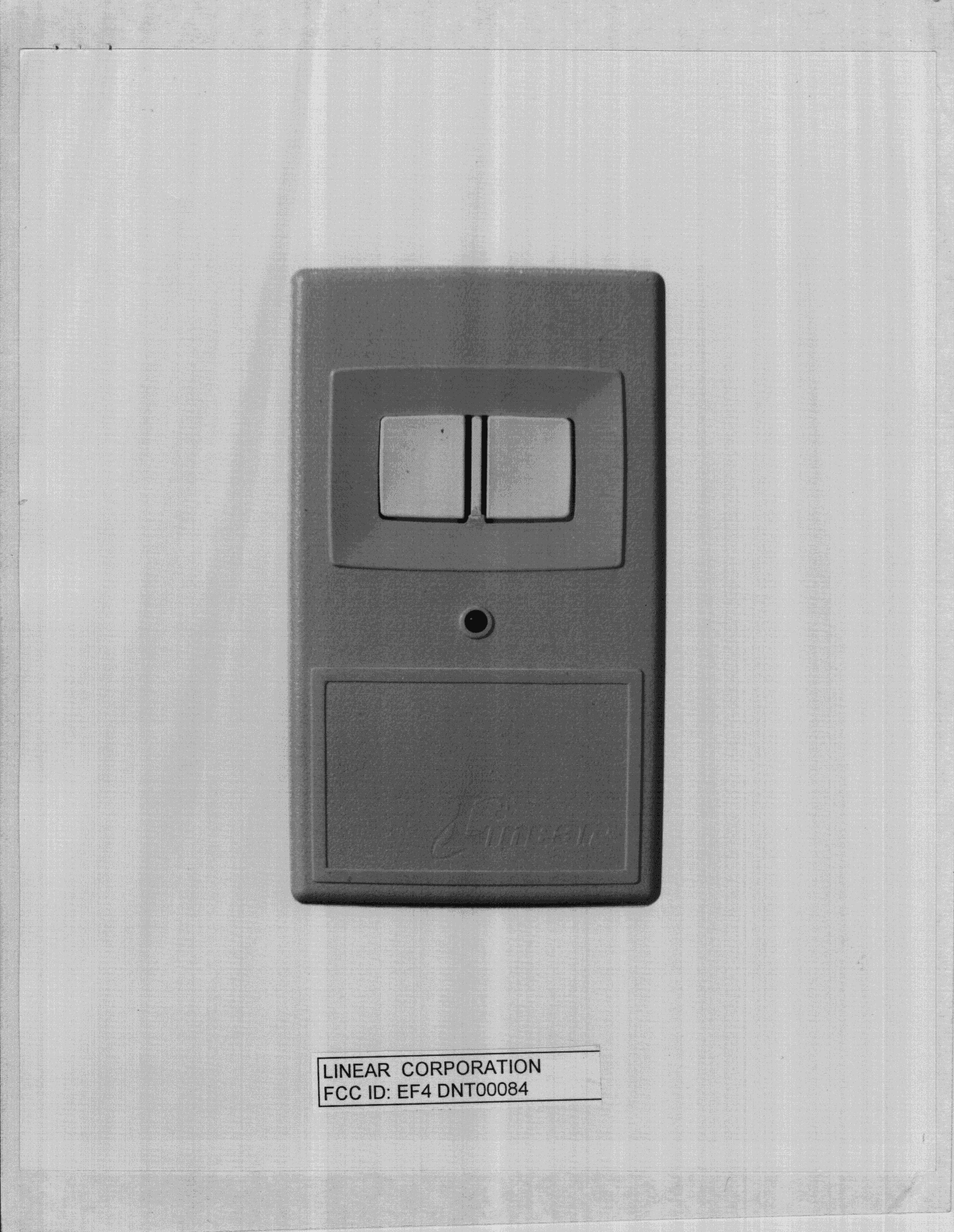 Door Opener Transmitter - FCC ID EF4DNT00084 - Nice North America LLC
