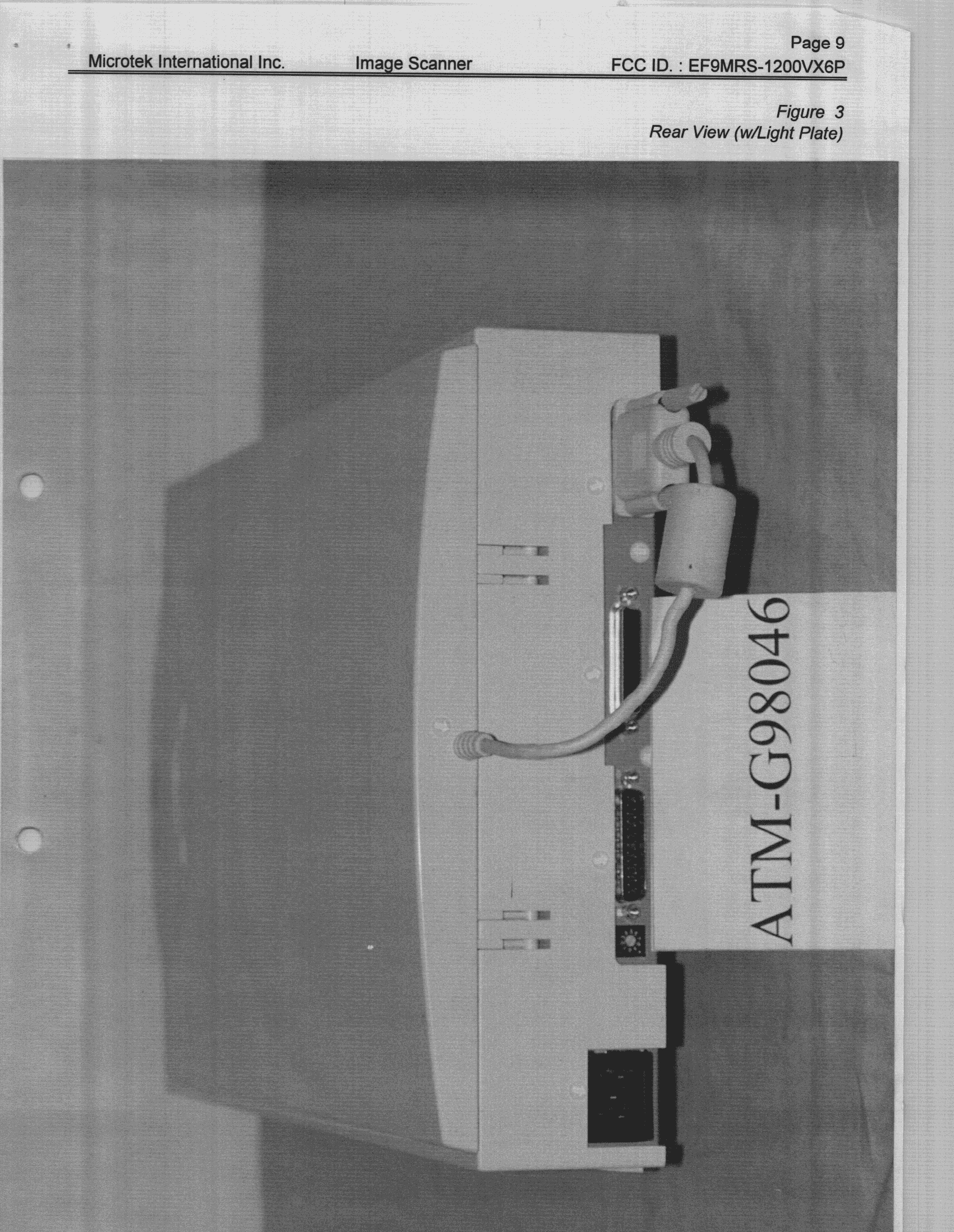 Image Scanner - FCC ID EF9MRS-1200VX6P - Microtek International Inc (2)