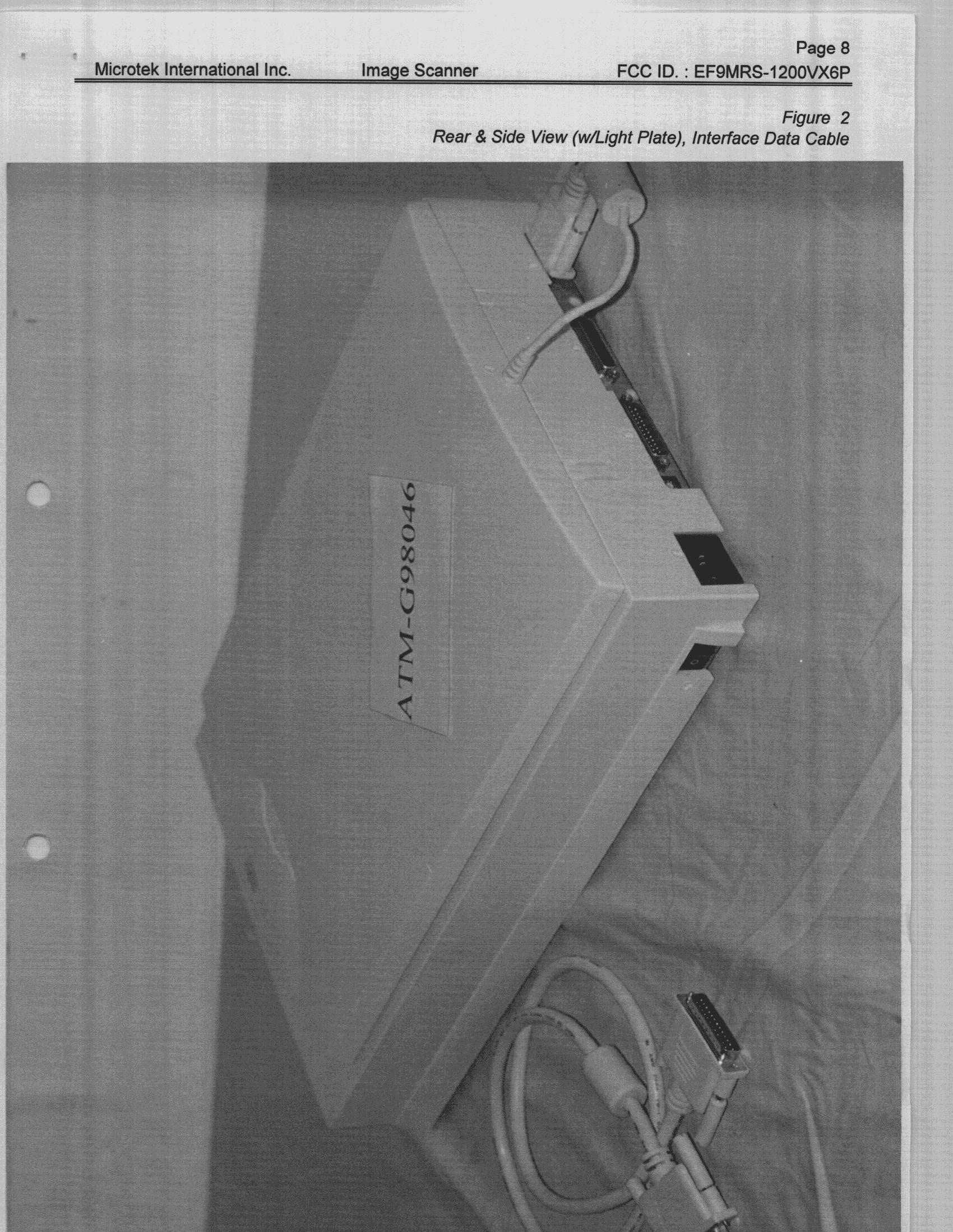 Image Scanner - FCC ID EF9MRS-1200VX6P - Microtek International Inc (3)