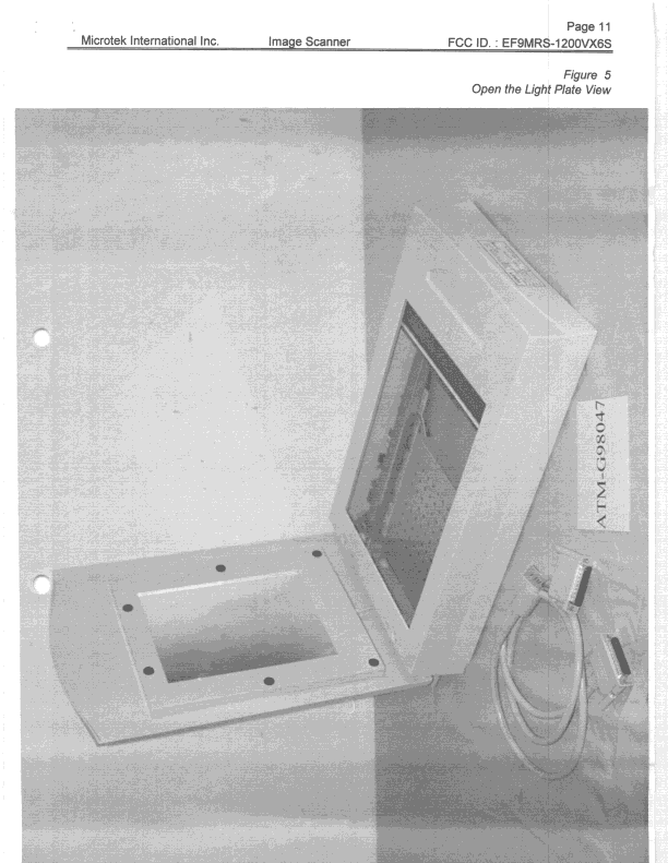 Image Scanner - FCC ID EF9MRS-1200VX6S - Microtek International Inc (4)