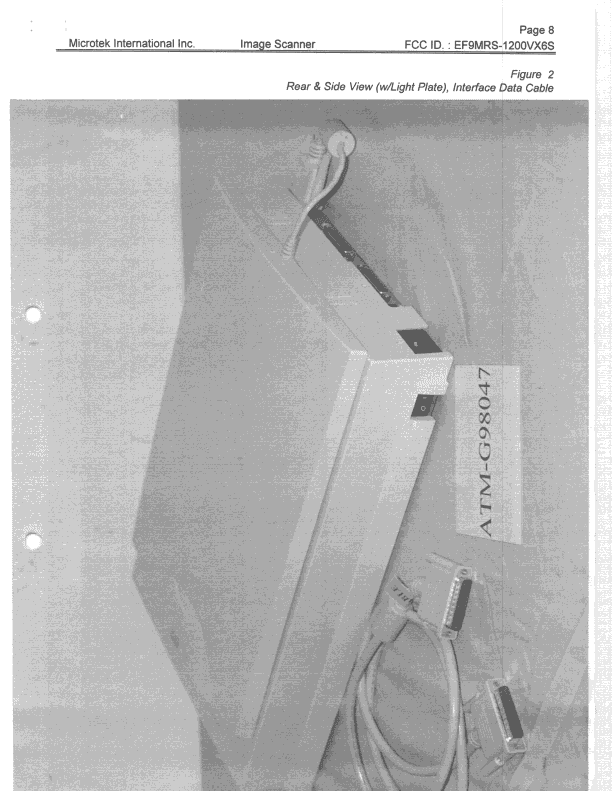 Image Scanner - FCC ID EF9MRS-1200VX6S - Microtek International Inc (2)