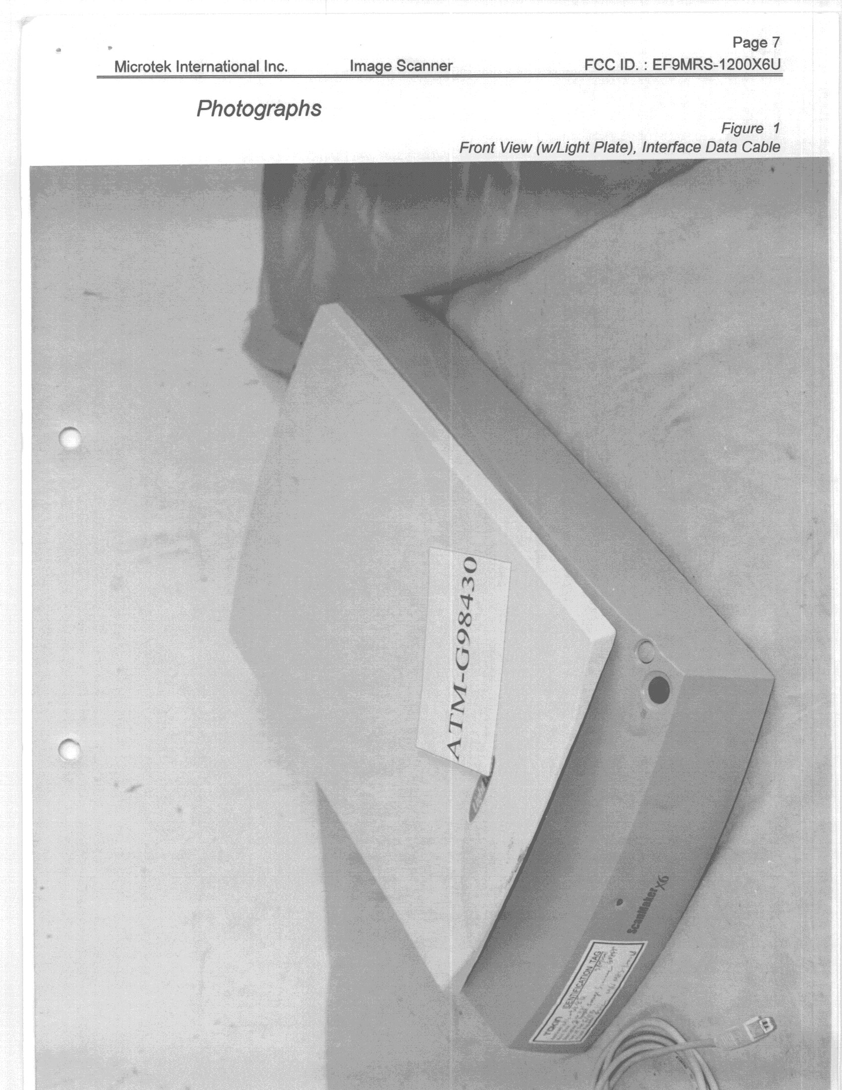 JBP - Part 15 Class B Computing Device Peripheral - FCC ID EF9MRS-1200X6U - Microtek International Inc (4)