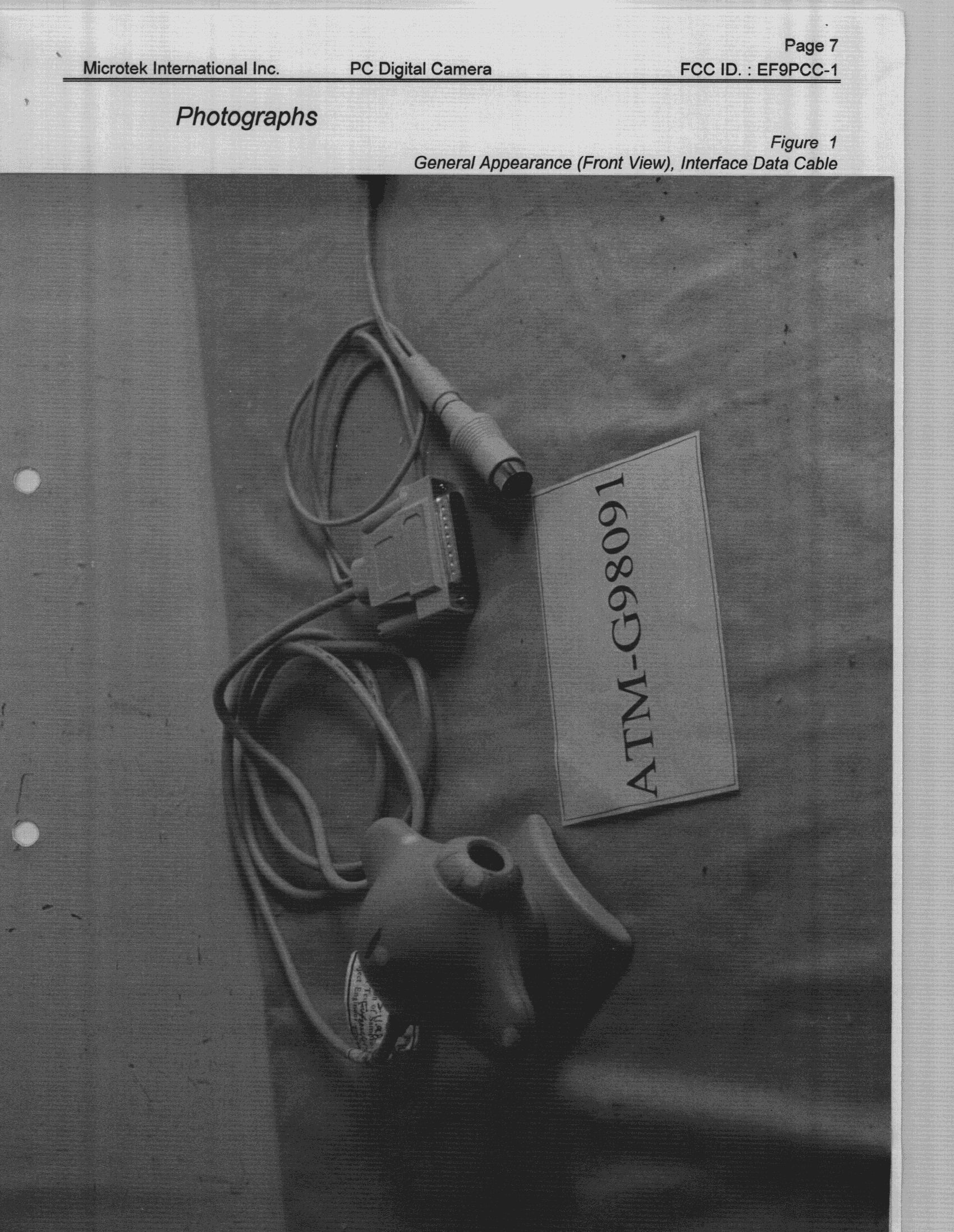 JBP - Part 15 Class B Computing Device Peripheral - FCC ID EF9PCC-1 - Microtek International Inc (2)