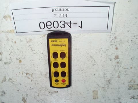 Wireless remote control for crane operation - FCC ID EGT814TX - Cattron North America Inc.