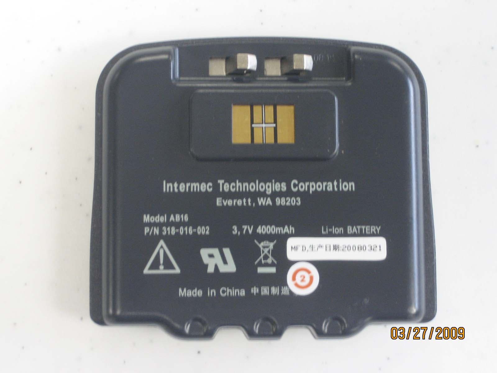 Handheld PDA-type device WCDMA/GSM/GPRS/EDGE - FCC ID EHA-03CN4 - Intermec Technologies Corporation (5)
