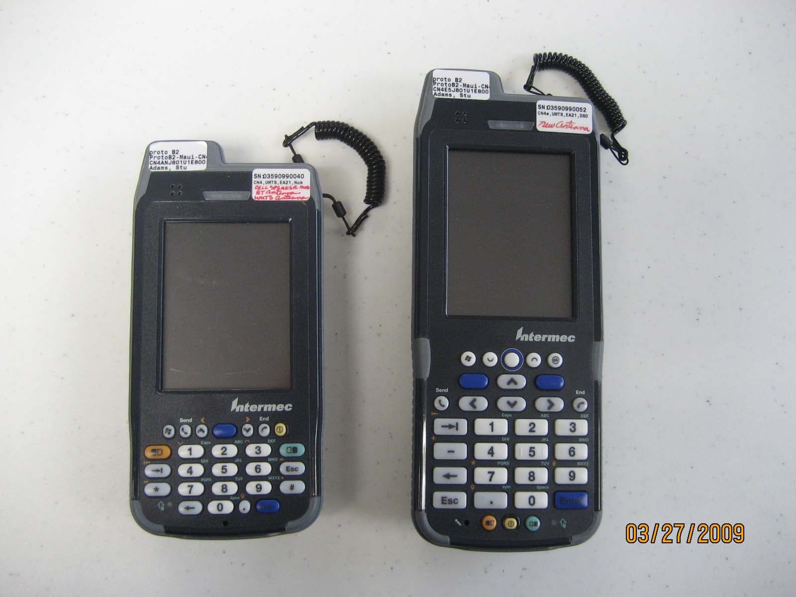Handheld PDA-type device WCDMA/GSM/GPRS/EDGE - FCC ID EHA-03CN4 - Intermec Technologies Corporation (2)