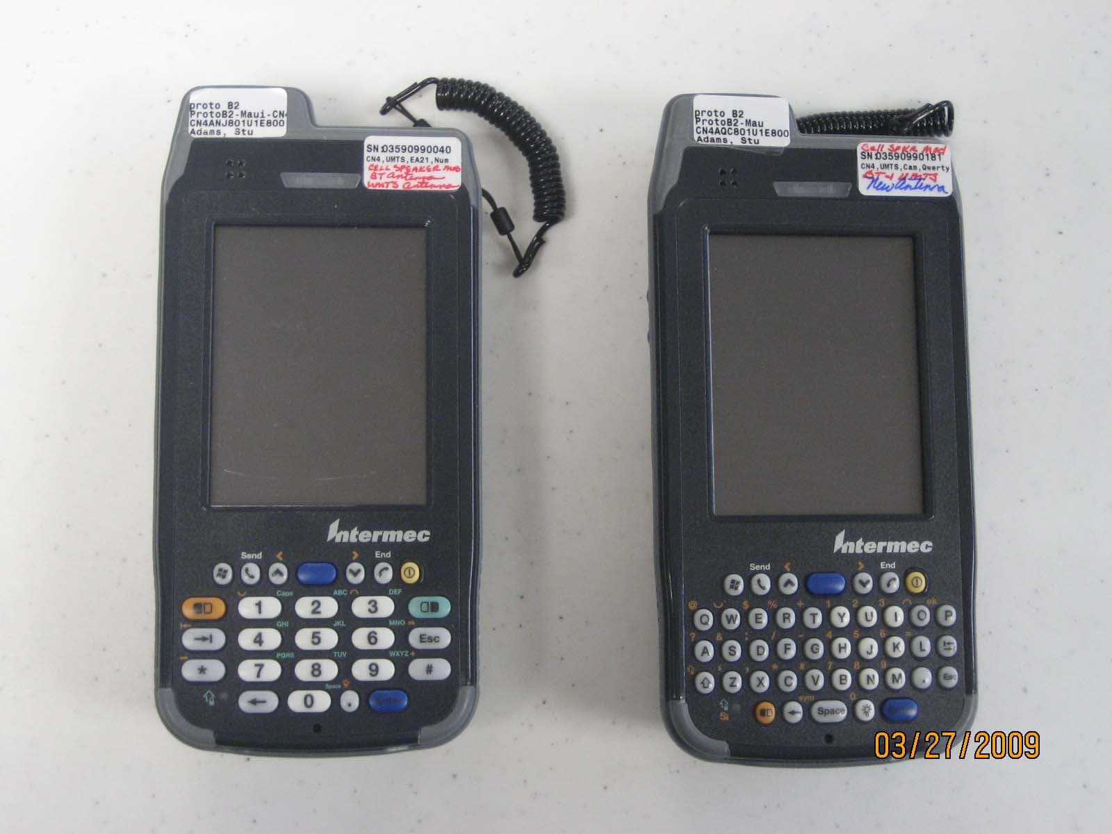 Handheld PDA-type device WCDMA/GSM/GPRS/EDGE - FCC ID EHA-03CN4 - Intermec Technologies Corporation (3)