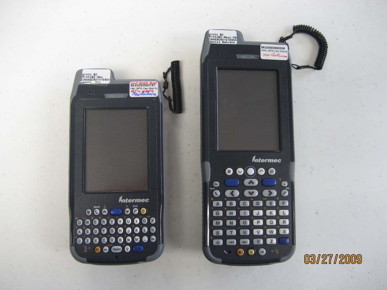 Handheld PDA-type device WCDMA/GSM/GPRS/EDGE - FCC ID EHA-03CN4 - Intermec Technologies Corporation