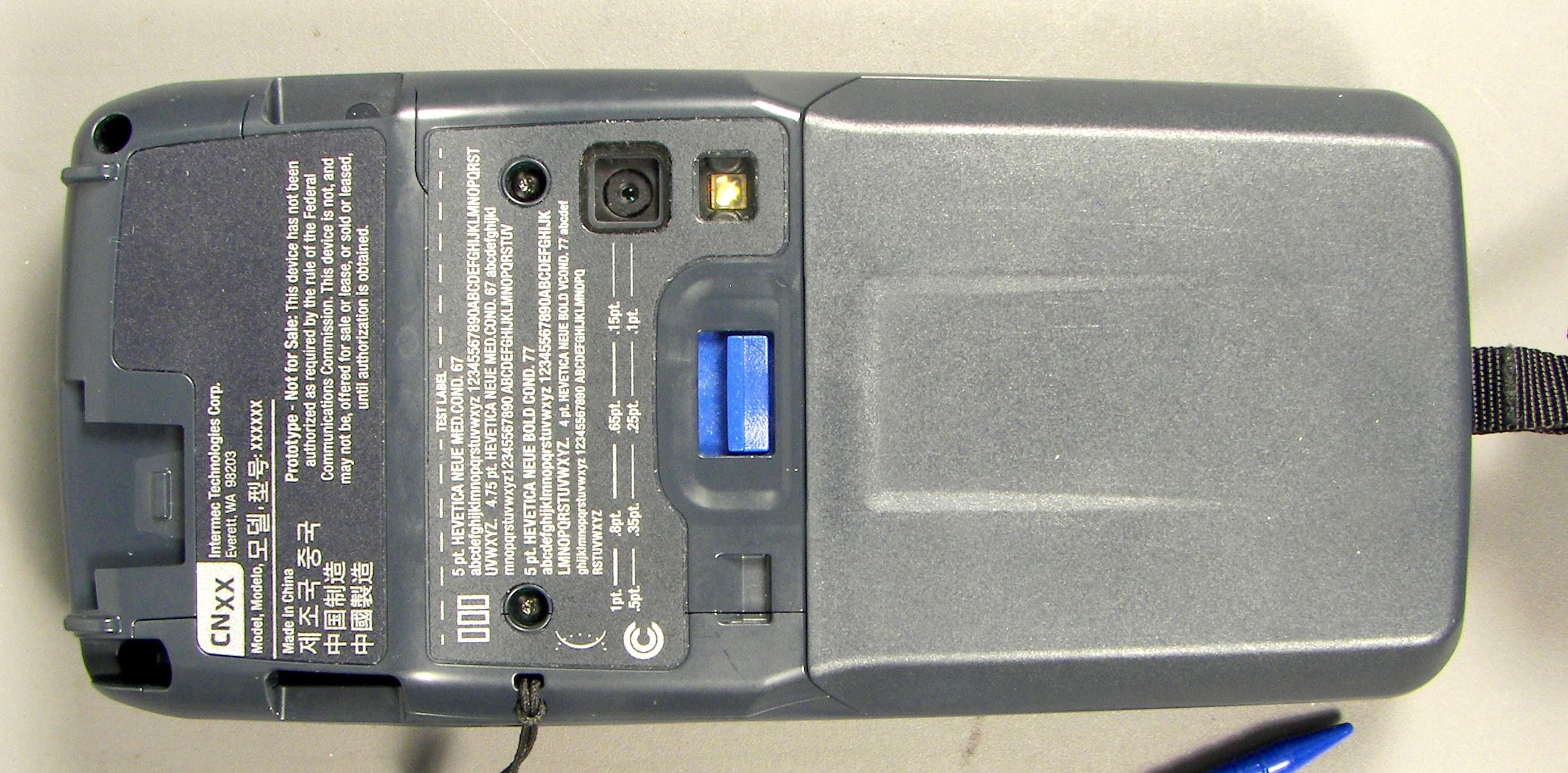 1015CP01 - FCC ID EHA-1015CP01X1 - Intermec Technologies Corporation