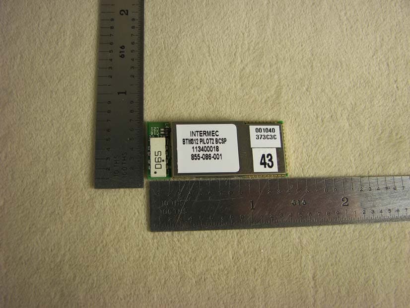 BTM312 - FCC ID EHA-BTM312 - Intermec Technologies Corporation
