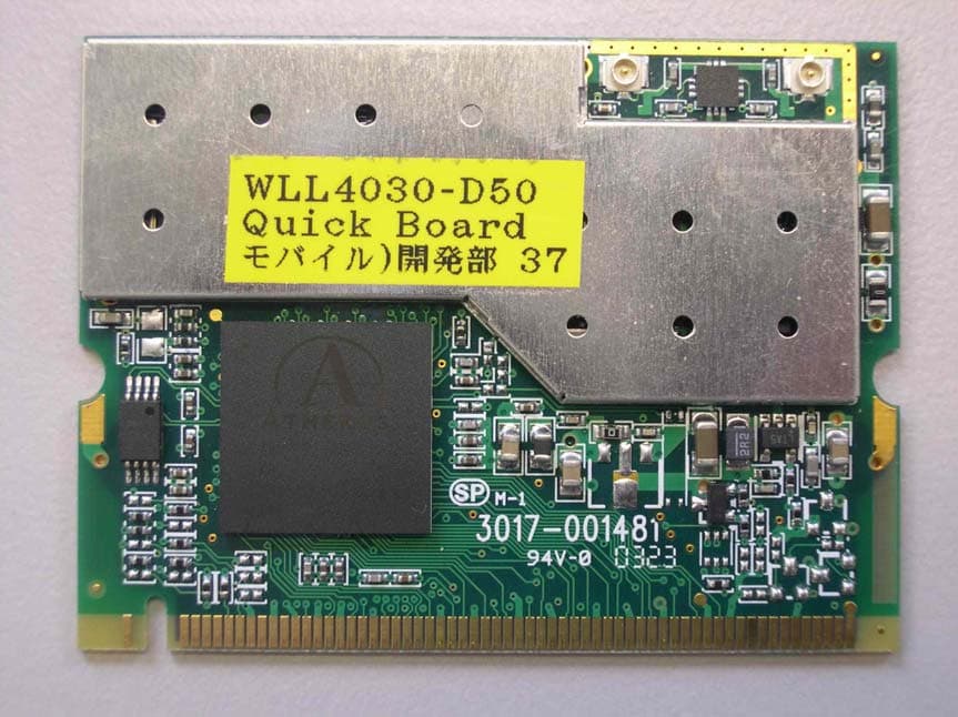 LifeBook T Series w/ WLAN Atheros & Bluetooth - FCC ID EJE-WB0009 - Fujitsu Client Computing Limited (FCCL)