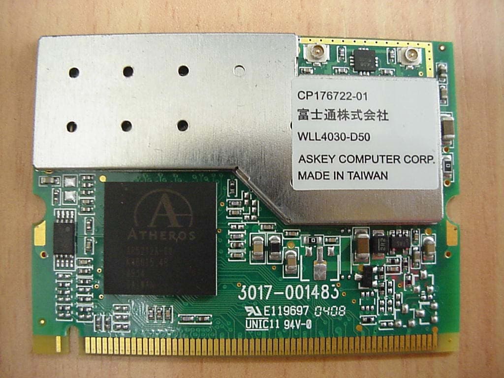 LIFEBOOK E SERIES WITH ATHEROS 11ABG WLAN & BT - FCC ID EJE-WB0015 - Fujitsu Client Computing Limited (FCCL)