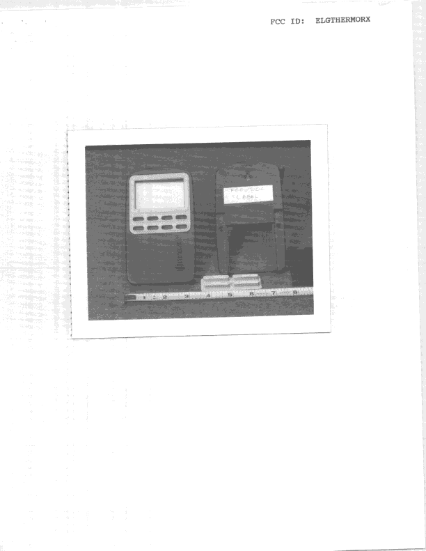 Wireless Thermometer Receiver - FCC ID ELGTHERMORX - DesignTech International Inc