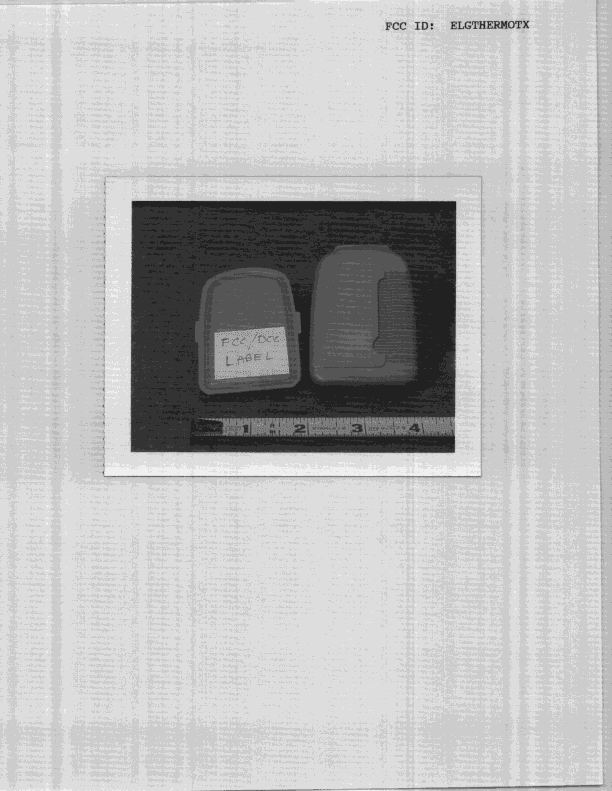 Wireless Thermometer Transmitter - FCC ID ELGTHERMOTX - DesignTech International Inc
