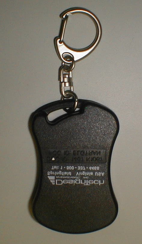 Security R/C Transmitter - FCC ID ELGTX3B - DesignTech International Inc