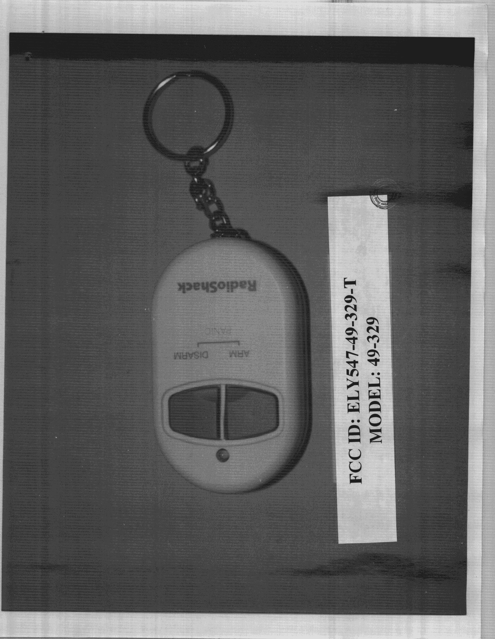 R\C Alarm Transmitter - FCC ID ELY547-49-329-T - Jeckson Electric Co., Ltd (2)