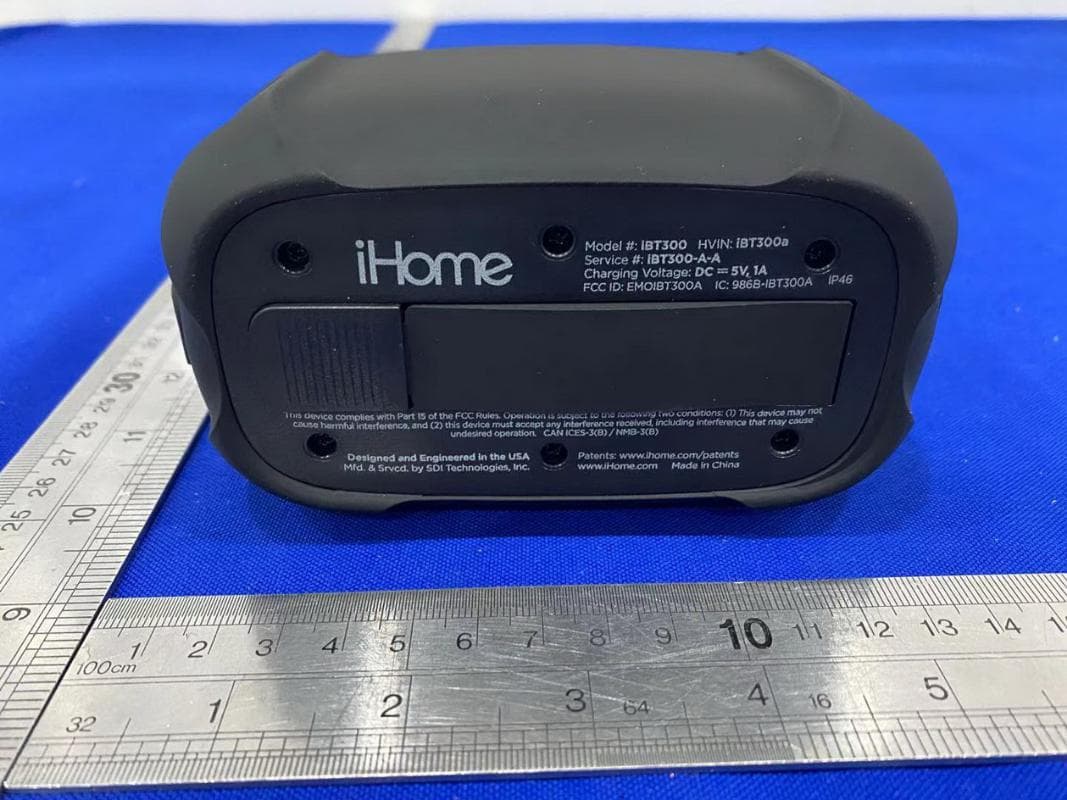 Bluetooth Wireless Speaker with Rechargeable Battery - FCC ID EMOIBT300A - SDI Technologies Inc. (3)