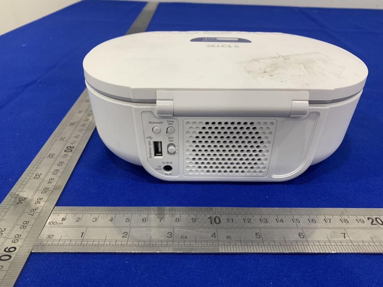 Bluetooth Alarm Clock with UV Sanitizing and USB charging - FCC ID EMOIUVBT1A - SDI Technologies Inc. (2)