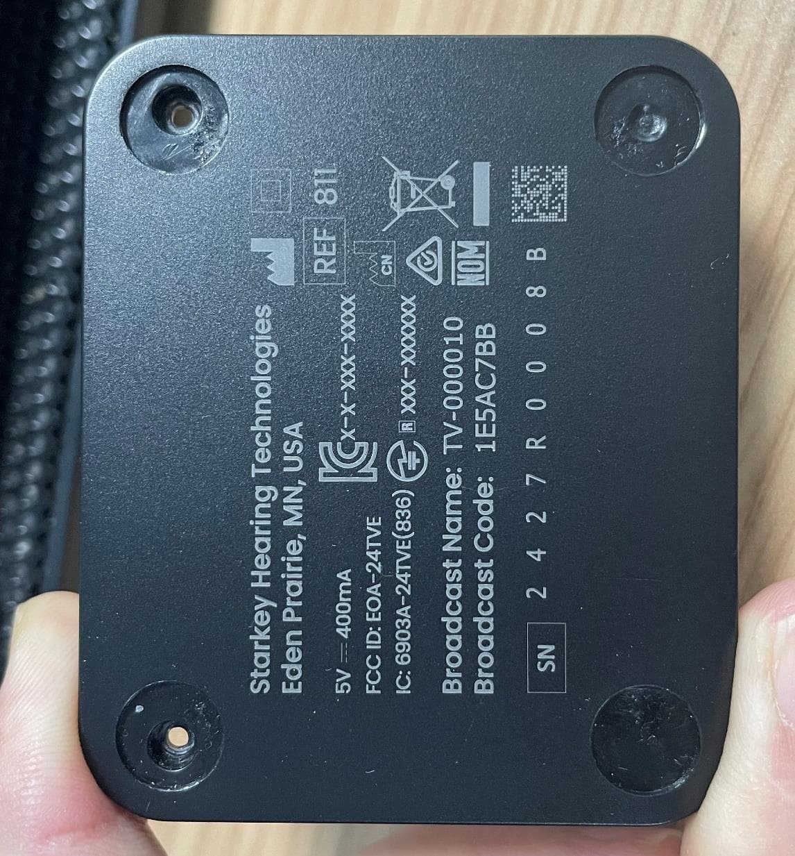 Starlink Edge TV - FCC ID EOA-24TVE - Starkey Laboratories Inc