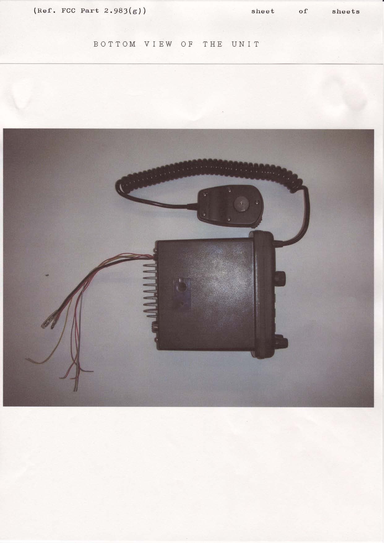 VHF MARINE  TRANSCEIVER - FCC ID EP78TQTM-300 - Pony Electric Corporation (2)