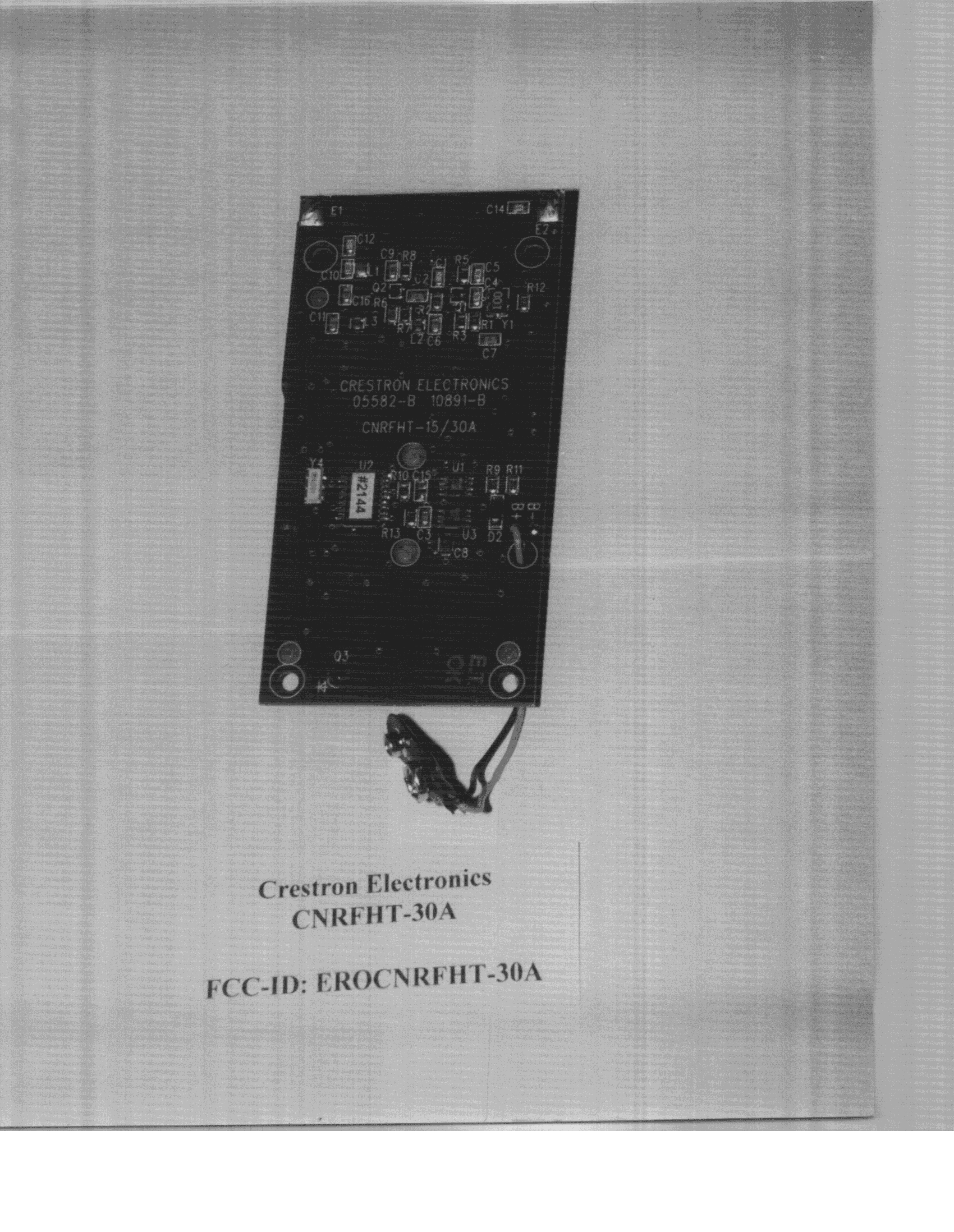DSC - Part 15 Security/Remote Control Transmitter - FCC ID EROCNRFHT-30A - Crestron Electronics Inc (2)