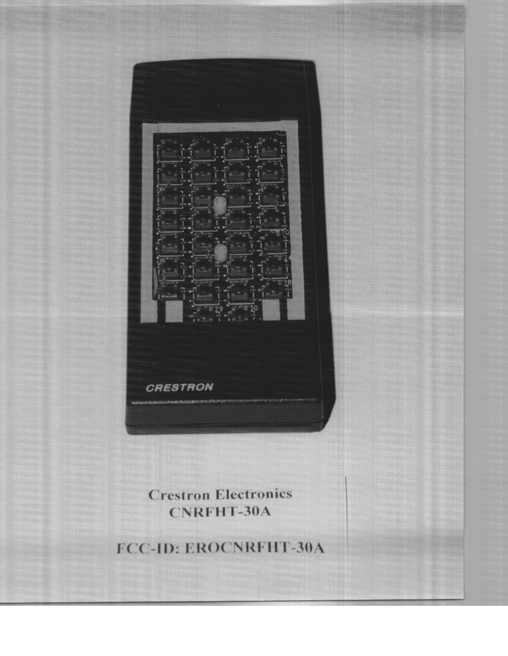 DSC - Part 15 Security/Remote Control Transmitter - FCC ID EROCNRFHT-30A - Crestron Electronics Inc (3)