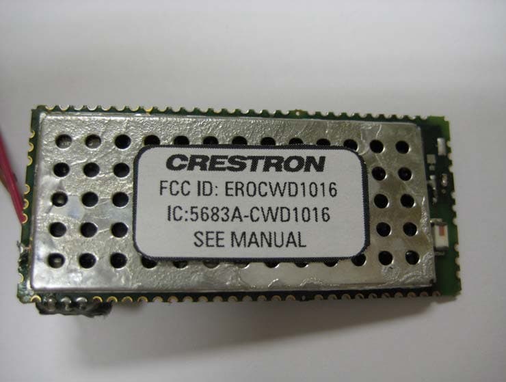 Transceiver Module - FCC ID EROCWD1016 - Crestron Electronics Inc (2)