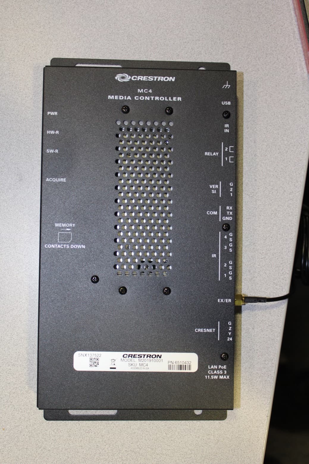 Two-way RF Transceiver which is an RF wireless transceiver intended to operate as part of a Crestron wireless systems - FCC ID EROCWD7787 - Crestron Electronics Inc