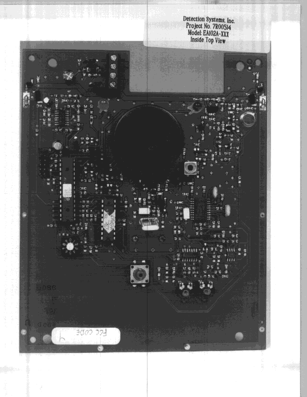 DSR - Part 15 Remote Control/Security Device Transceiver - FCC ID ESV-0251-2 - Bosch Security Systems LLC