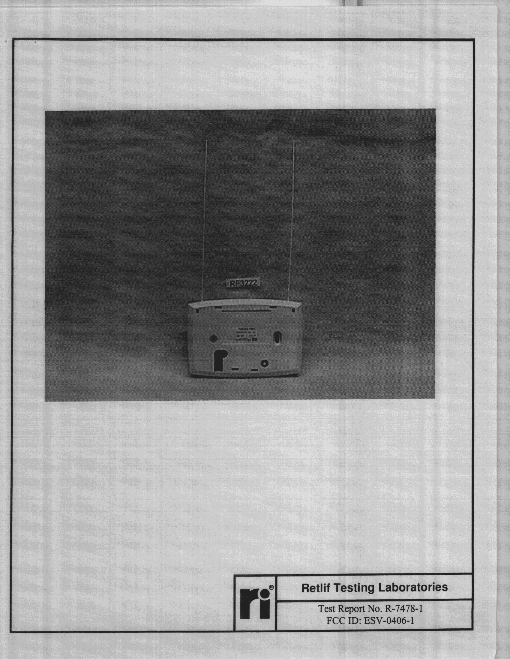 Security System Transceiver - FCC ID ESV-0406-1 - Bosch Security Systems LLC (4)