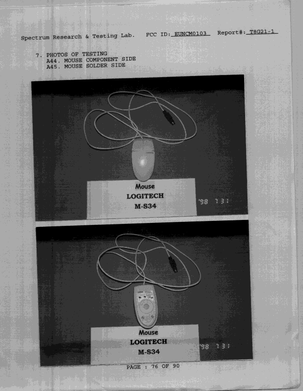 JBC - Part 15 Class B Computing Device/Personal Computer - FCC ID EUNCM0103 - First International Computer Inc