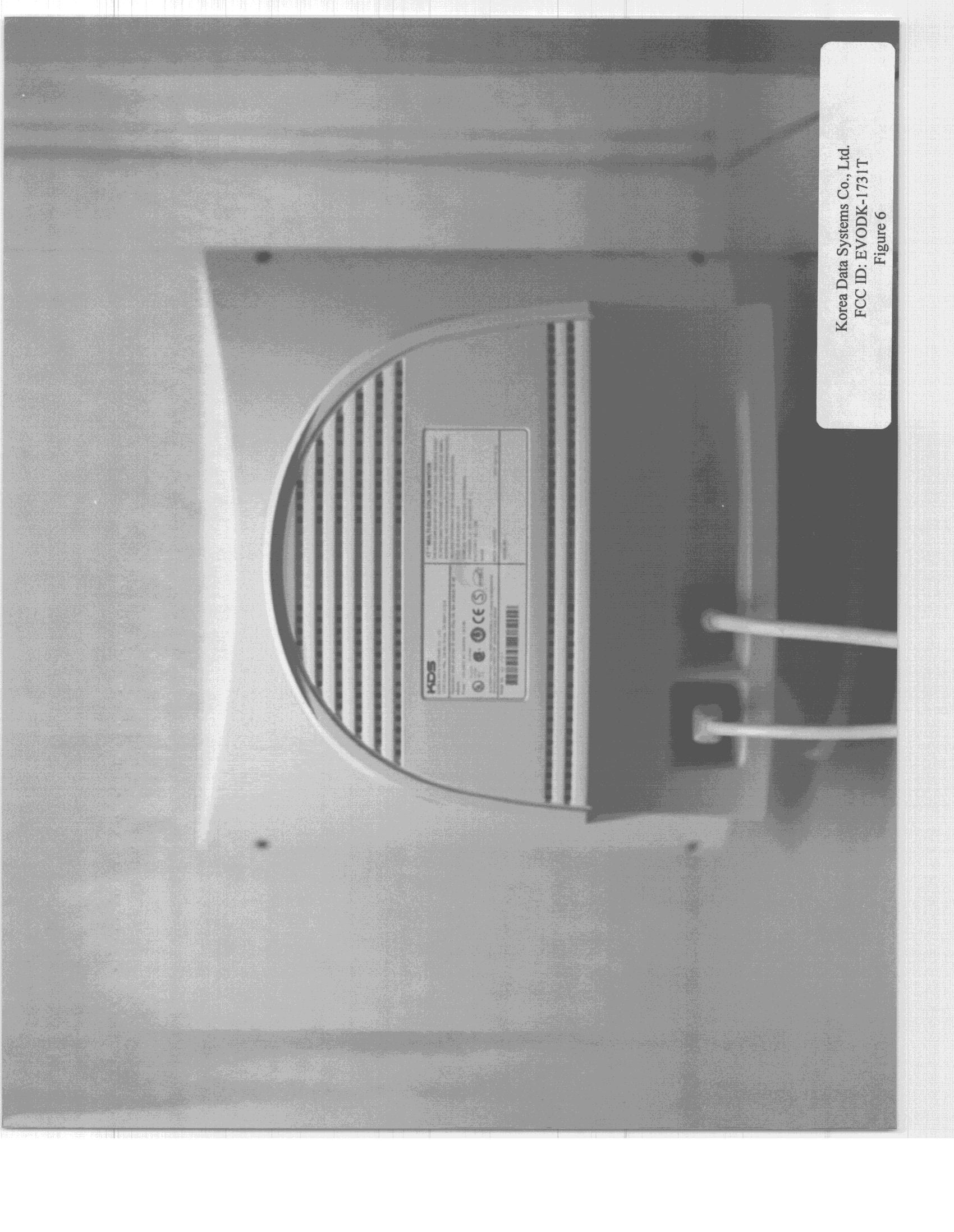 JBP - Part 15 Class B Computing Device Peripheral - FCC ID EVOKD-1731T - Korea Data Systems Co Ltd