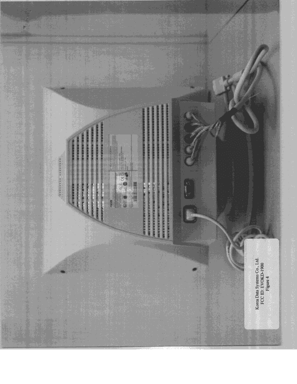 JBP - Part 15 Class B Computing Device Peripheral - FCC ID EVOKD-1900 - Korea Data Systems Co Ltd