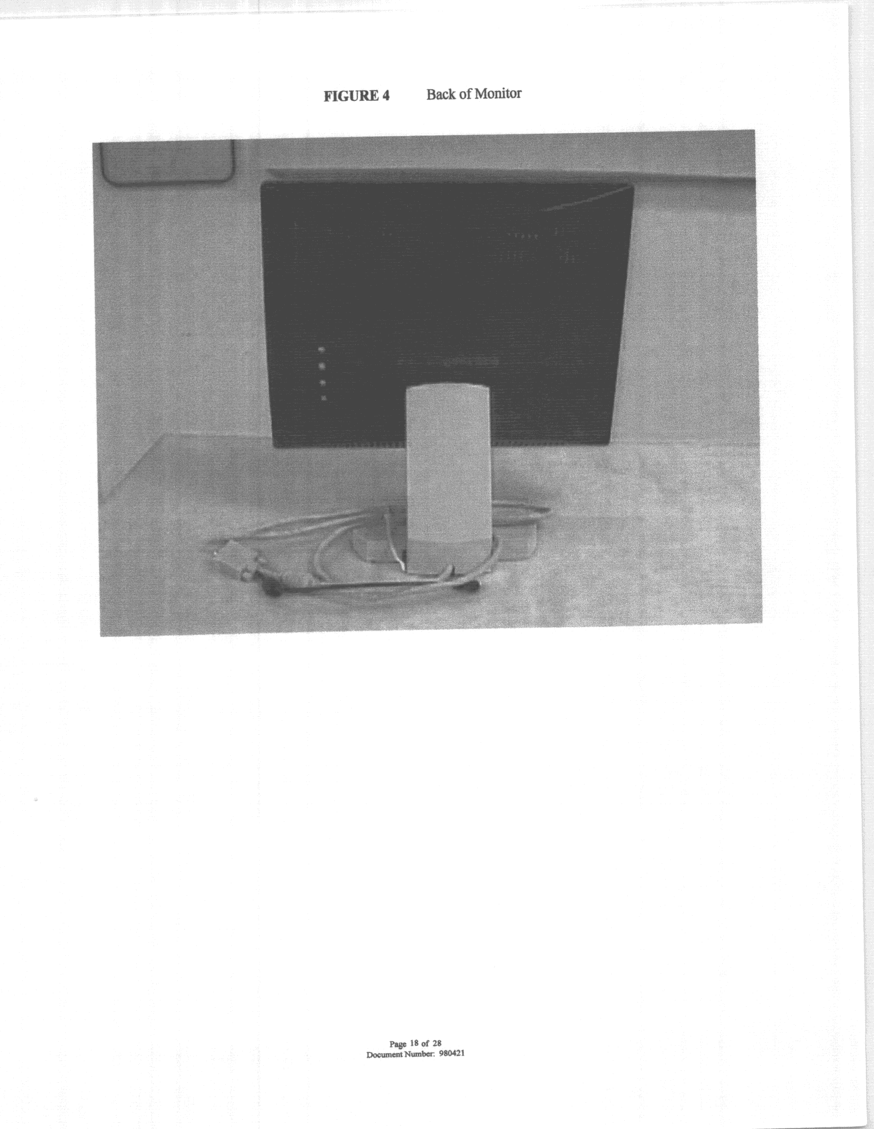 Color Monitor 15" TFT Flat Panel 1024 X 768 - FCC ID EVOKLT-1500A - Korea Data Systems Co Ltd