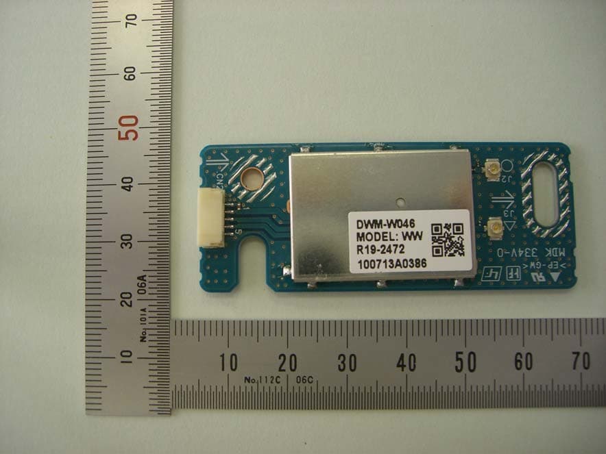 802.11bgn WLAN Module - FCC ID EW4DWMW046 - Mitsumi Electric Co Ltd