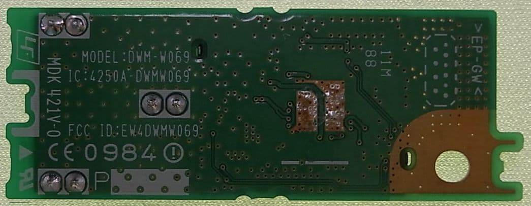 802.11bgn WLAN Module - FCC ID EW4DWMW069 - Mitsumi Electric Co Ltd (2)