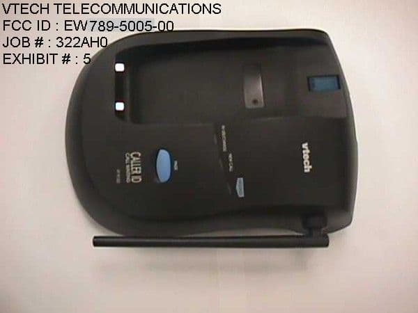 900 MHz Cordless Telephone - FCC ID EW789-5005-00 - VTech Telecommunications Ltd