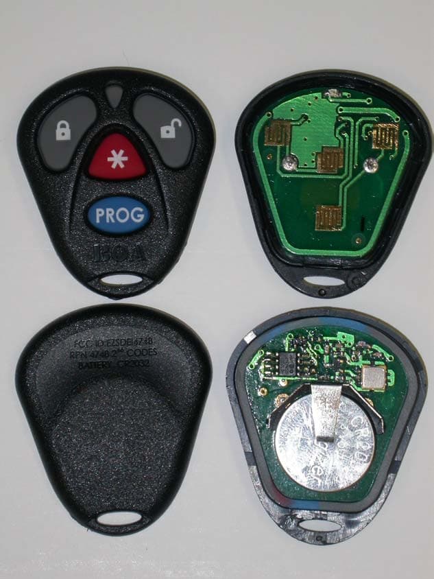 Keyfob Transmitter - FCC ID EZSDEI474B - Voxx Electronics Corporation