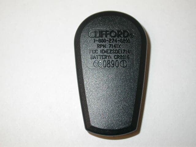 Security/Remote Control Transmitter - FCC ID EZSDEI7141 - Voxx Electronics Corporation