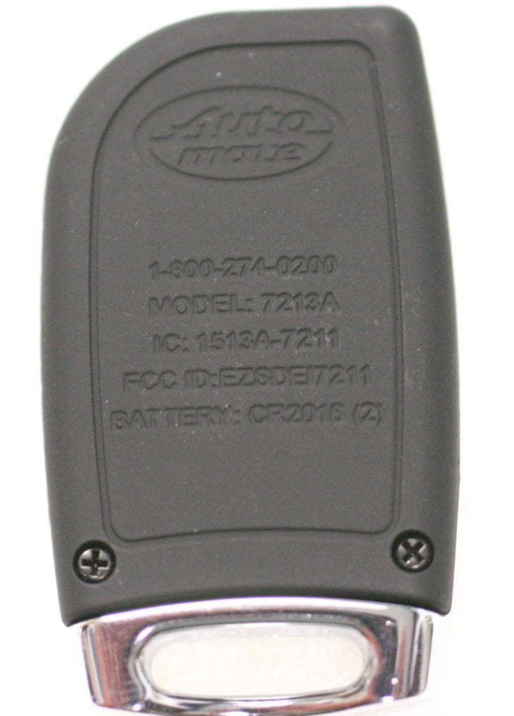 One Button 2-way ASK remote - FCC ID EZSDEI7213 - Voxx Electronics Corporation