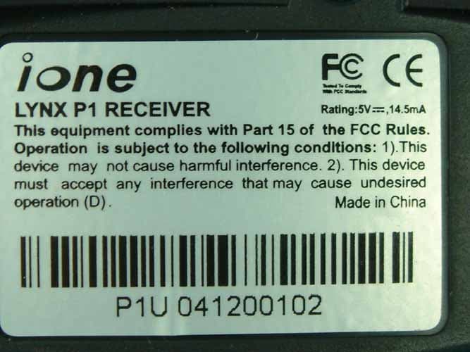 Wireless Mouse - FCC ID F2QRFLYNXP1U - Ione International Co., Ltd.