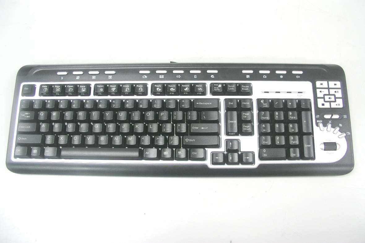 27 MHz Wireless Office Keyboard - FCC ID F2QRFSCORPIUSQ17U - Ione International Co., Ltd.
