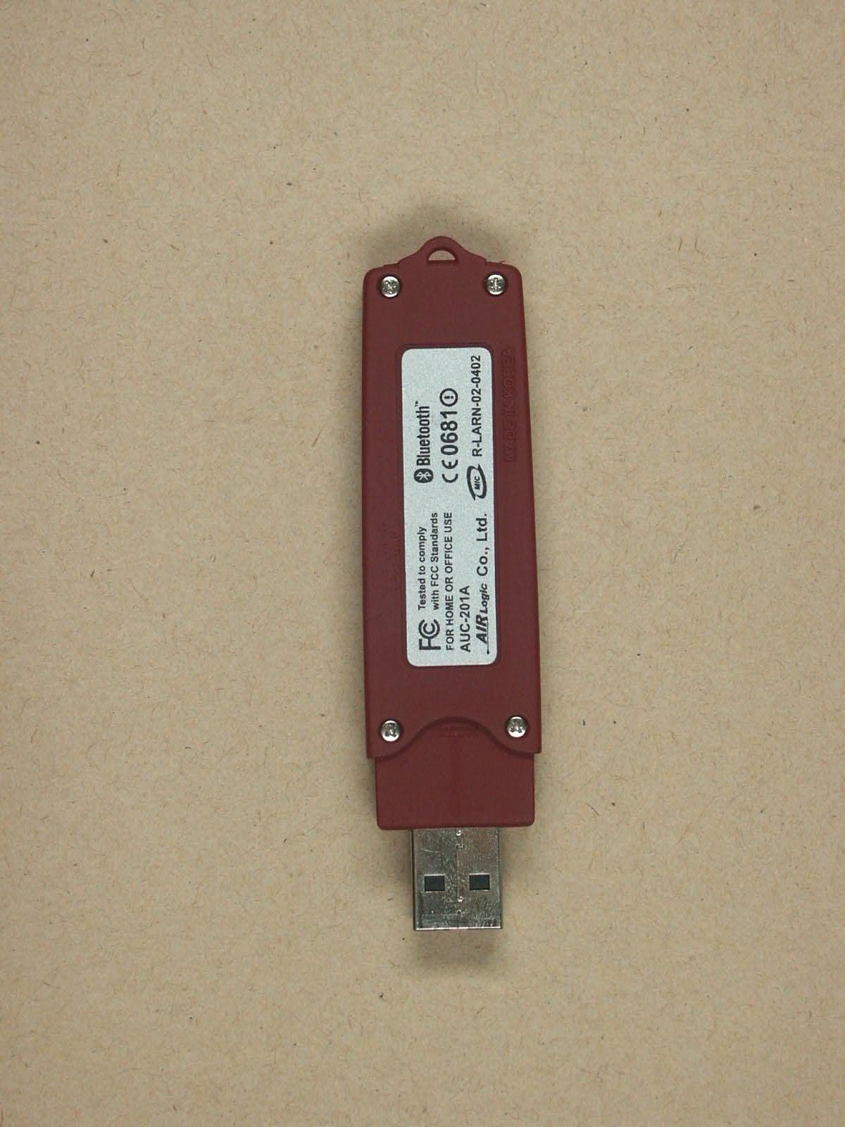 Bluetooth USB Dongle with Flash Memory - FCC ID F37AEUC201A - Auto Electronics Corporation