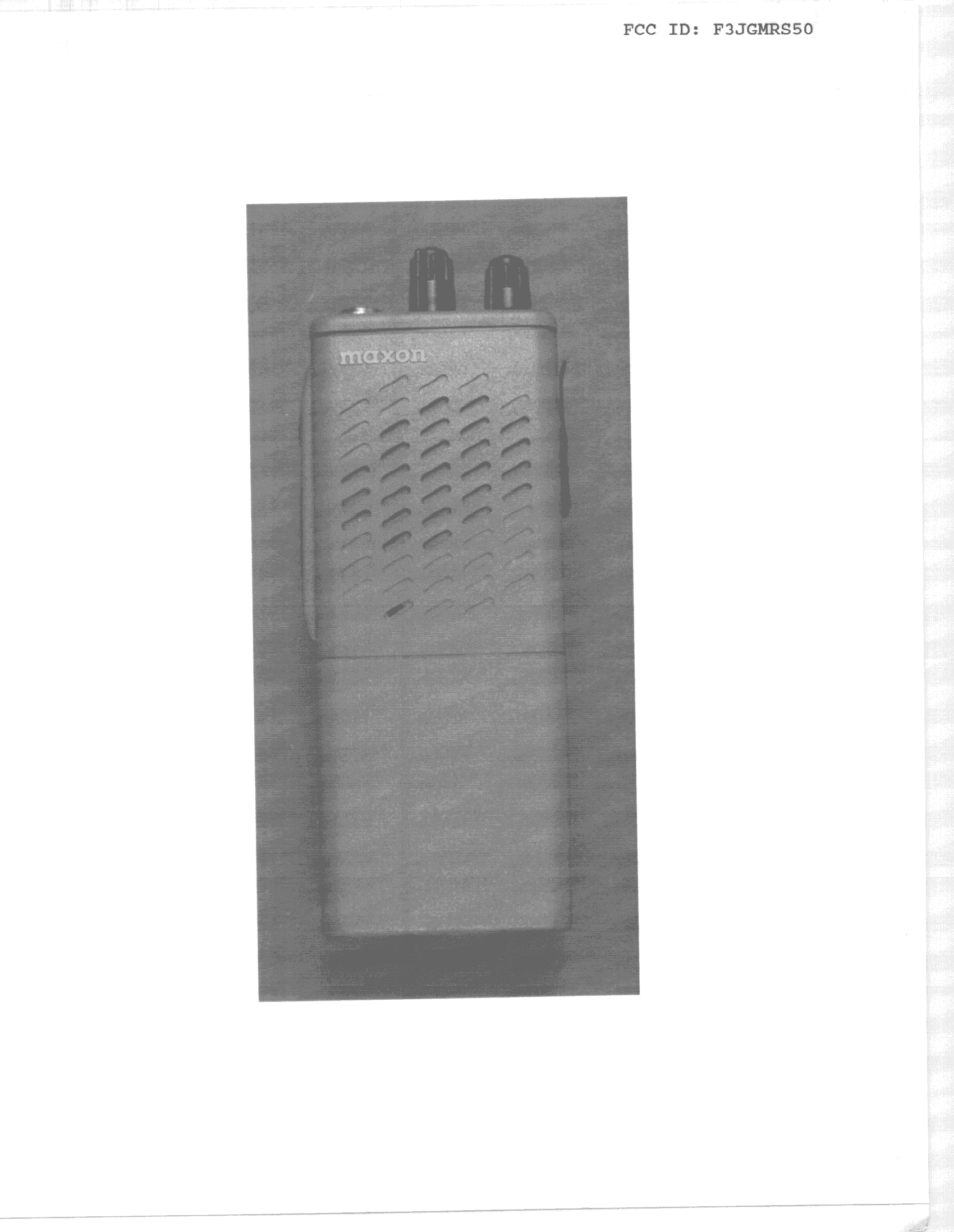 TNB - Licensed Non-Broadcast Station Transmitter - FCC ID F3JGMRS50 - Midland Radio Corporation (5)