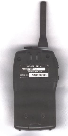 FRF - Part 95 Family Radio Face Held Transmitter - FCC ID F3JTK14 - Midland Radio Corporation (2)